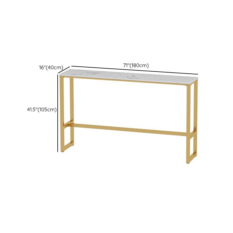 Glam Style Bar Set 1/2/3/5 Pieces Faux Marble Rectangle Counter Set