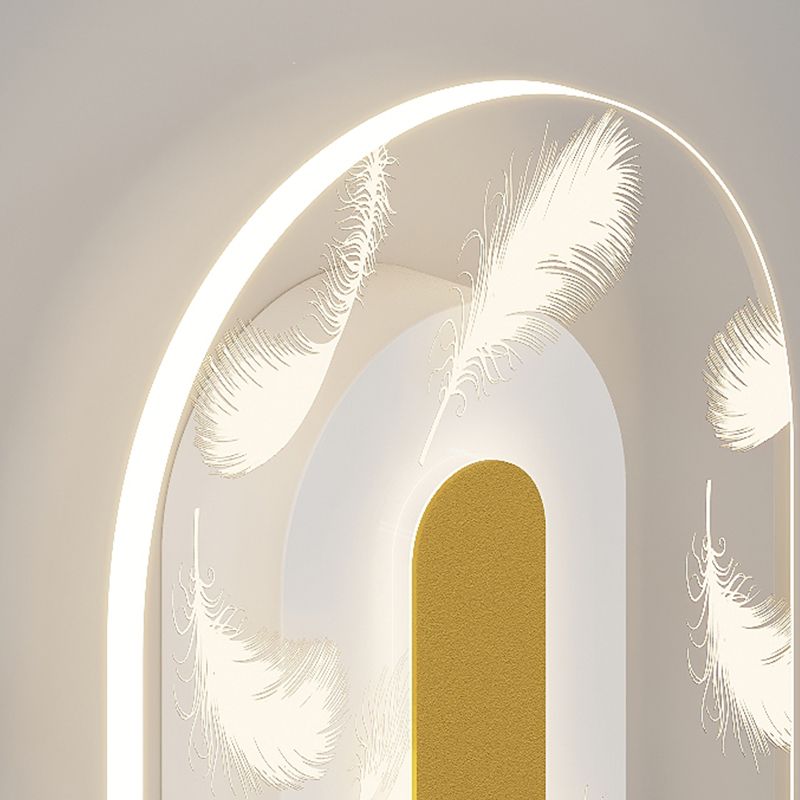 Geometry Shape Metal Wall Light Modern Style1 Light Wall Mounted Light Fixture