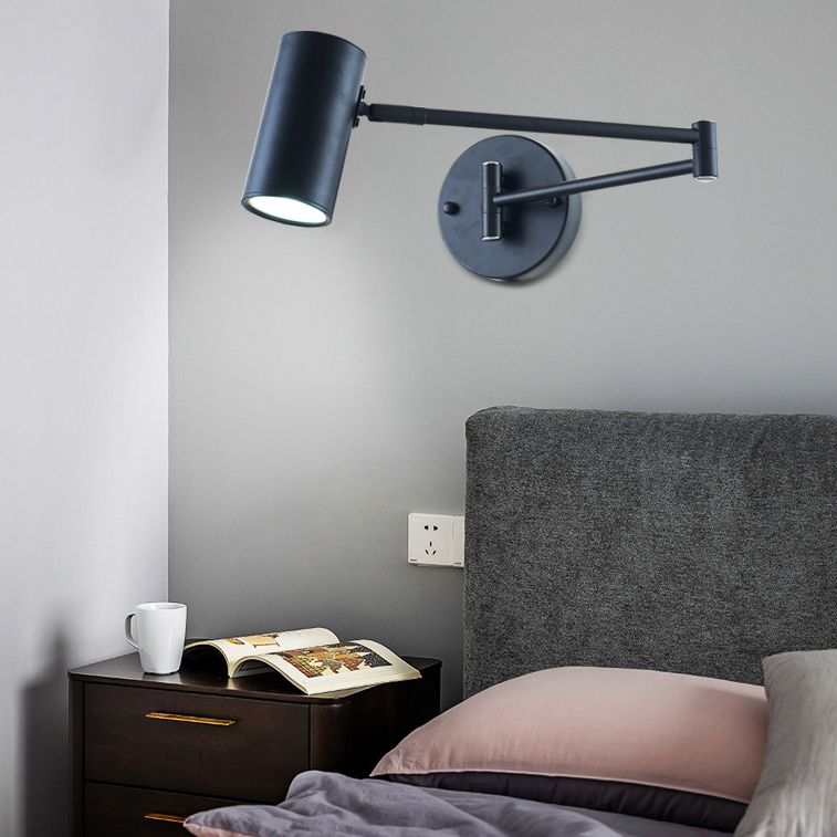 Swing Arm Wall Mounted Lamp Postmoderne eenvoud Acrylwand SCONCE voor woonkamer