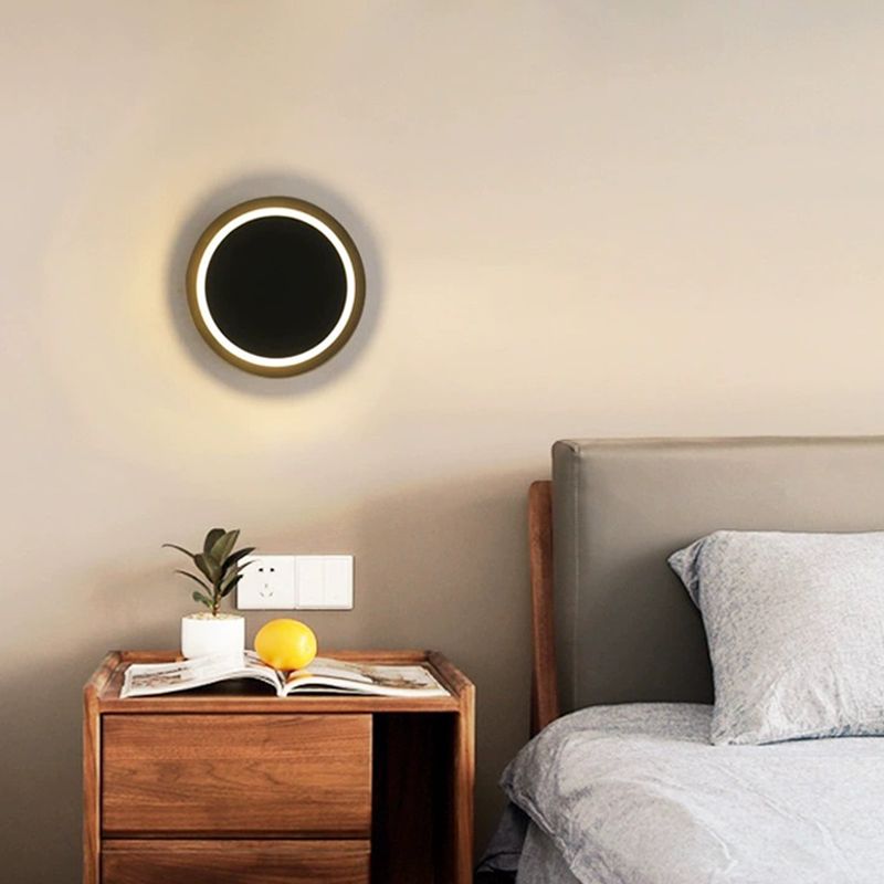 Geometrische Form Metallwandbeleuchtung moderner Stil 1 Licht Wandleuchte Leuchte