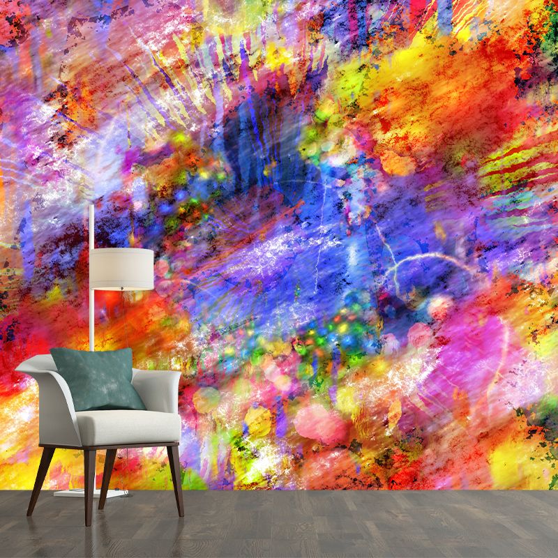 Illustration Abstract Pattern Mildew Wall Mural Horizontalt for Living Room