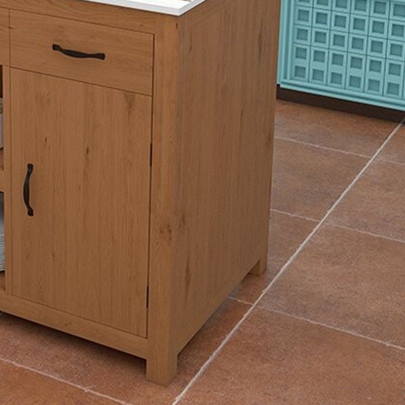 Modern Kitchen Island Table Dining Room Prep Table with Drawer