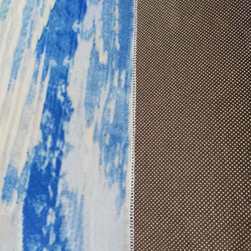 Decorative Geometry Printed Area Rug Modern Simplicity Area Carpet Polyester Non-Slip Backing Carpet for Living Room