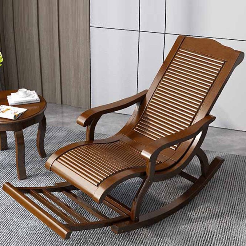 Chinese Solid Wood Lazy Sofa Chair Home Rocking Chair for Living Room