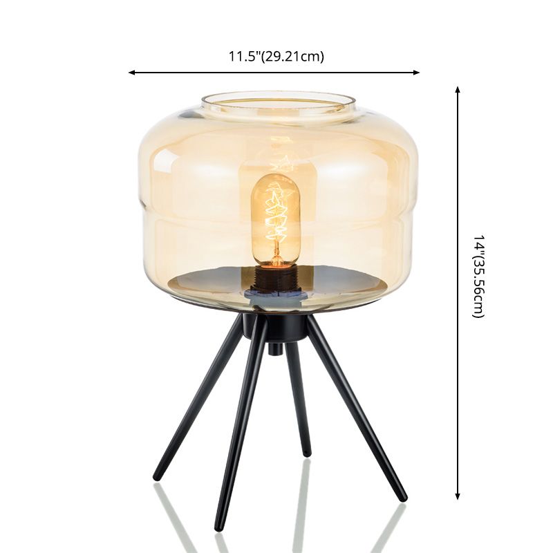 Lampada da comodino in vetro lampada da tavolo ultramoderna Semplicità per camera da letto