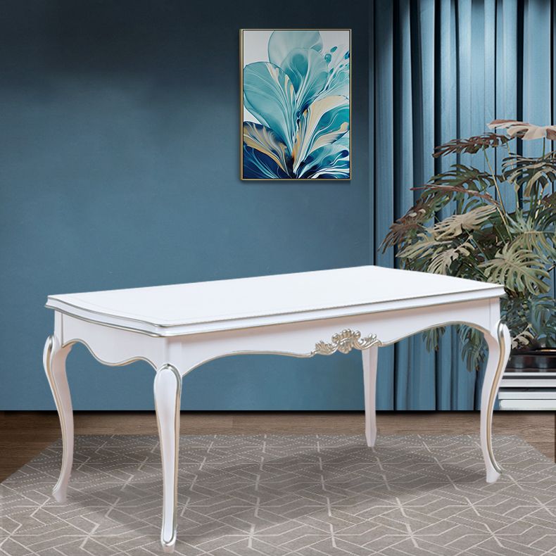 Rechteckiger Mid-Century Modern Esstisch aus Eichen-Massivholz mit 4 Beinen