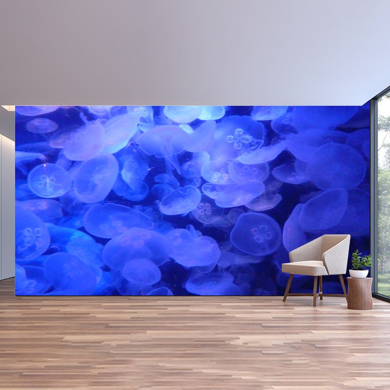 Simple Sea Creatures Mural for Dining Room, Personalized Size Available