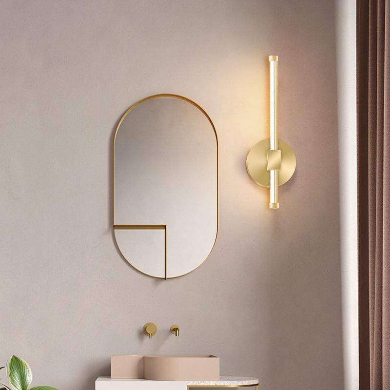 Modern Style Linear Wall Sconces Metal Multi Lights LED Light Fixture