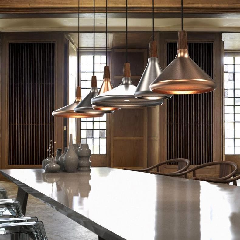 Contemporary 1-Light Ceiling Pendant Light Metal Hanging Lamp for Dining Room