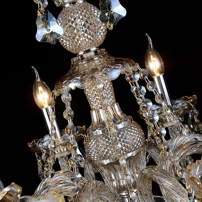 Crystal Strand Chandelier Éclairage