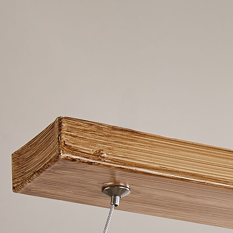 Harzinsel Lichter moderne Multi-Head-Restaurantstumpf-Federlampen mit Glasschatten