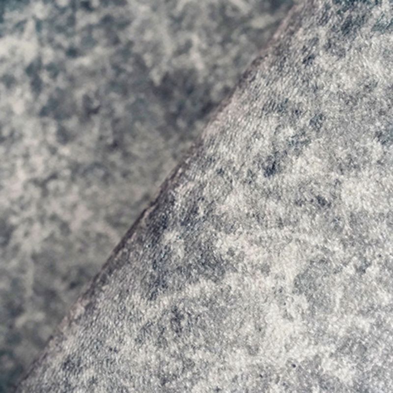 Rapis moderne noir Polyester à rayures Rapis intérieur Tapis de support sans glissement pour le salon