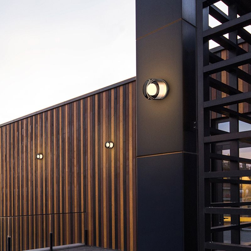 Simple Wall Sconce Waterproof LED Sconce Light Fixture with Glass