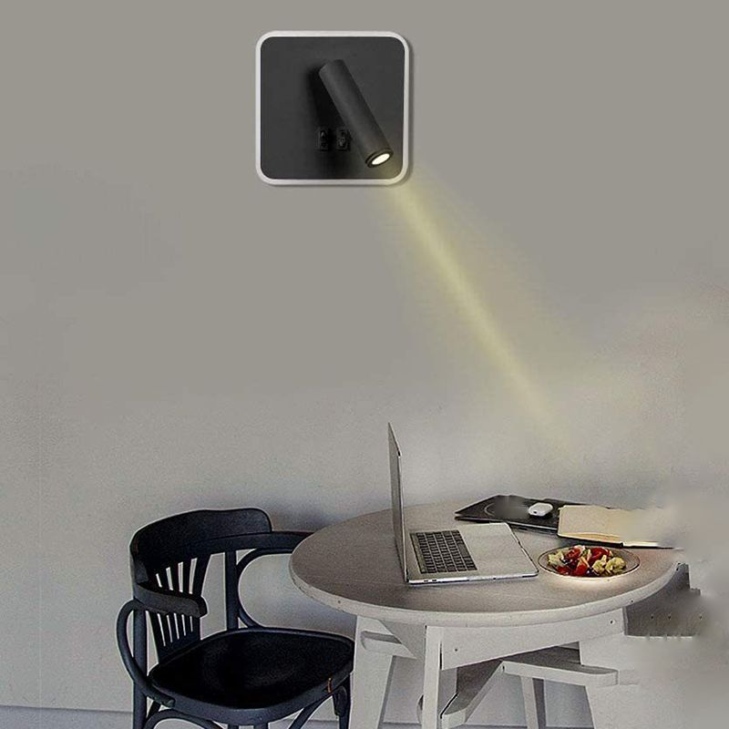 Modern Style Wall Lamp Metal 2 Lights Sconce Light for Bedroom