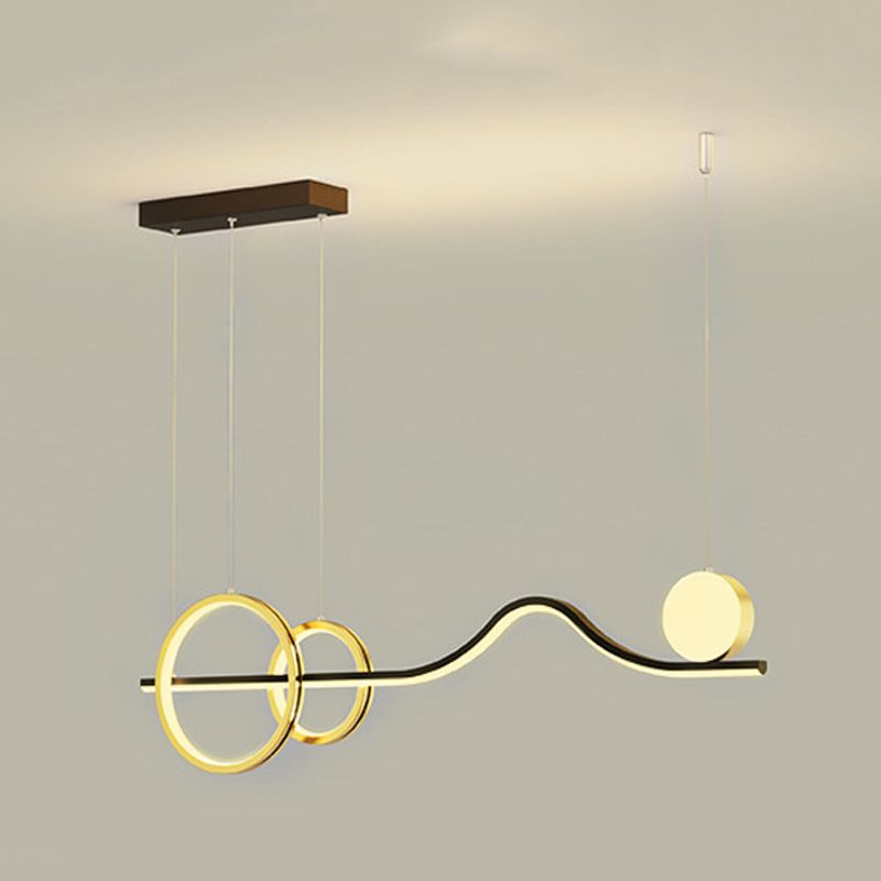 Modern Hanging Ceiling Light 4 Light Pendant Lighting Fixtures for Dining Room