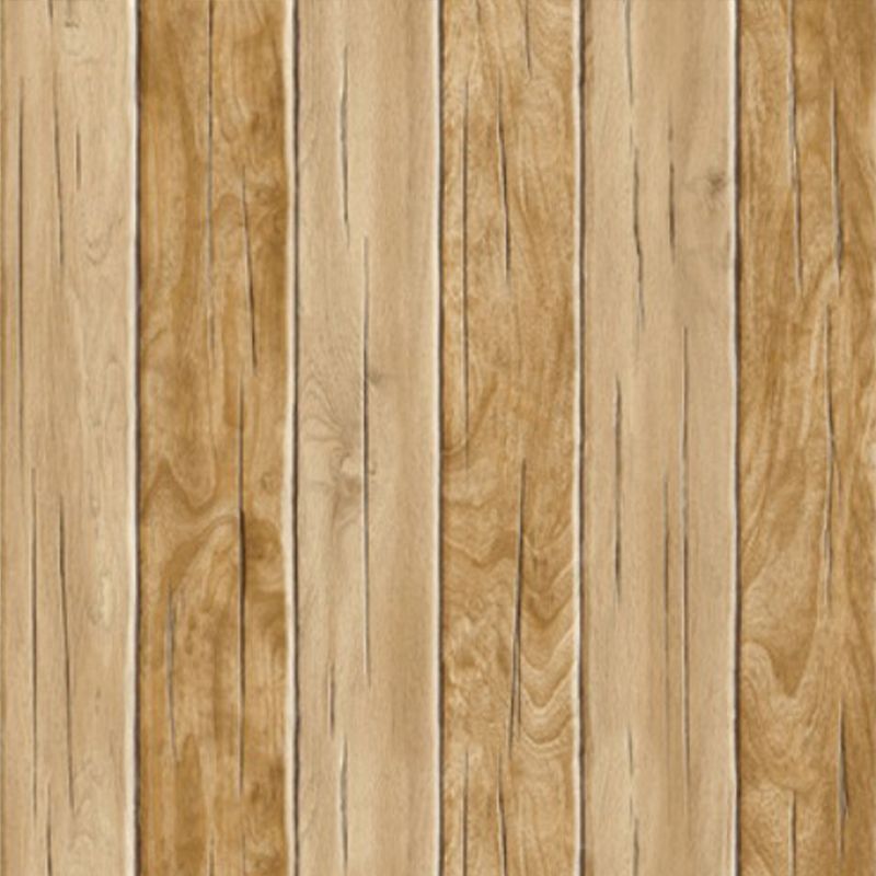 Washable Wood Board Wallpaper Roll PVC Rustic Wall Decor for Dining Room, 33' x 20.5"