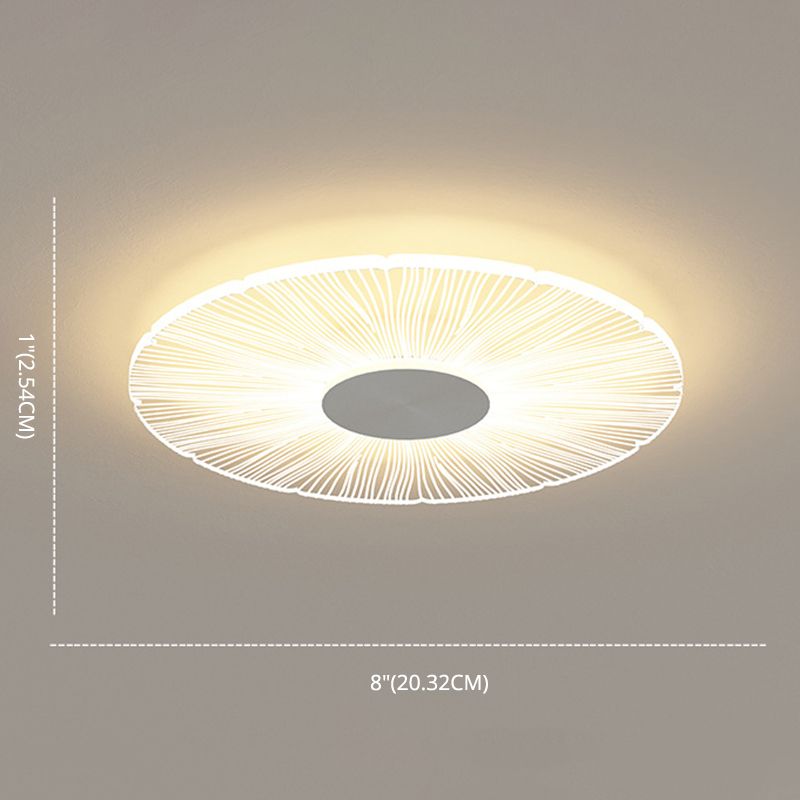 Ultrathin Acrilico Flush Mount Light Minimalista LED Clear Flushmount per Hallway