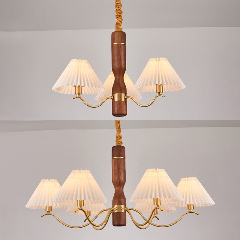 Luce a sospensione in rame in tessuto Sputnik Luce a soffitto contemporanea per soggiorno a casa