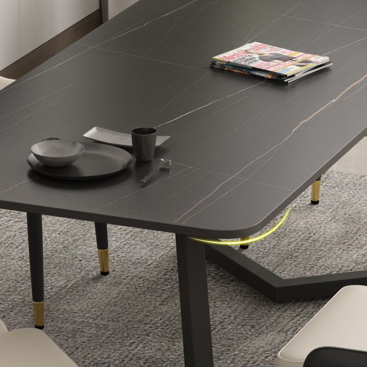 Modern 1/4/5/7 Pieces Dining Room Table Set Sintered Stone Dining Set