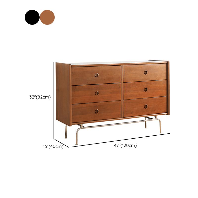 Solid Wood Storage Chest Modern Storage Chest Dresser with Drawers