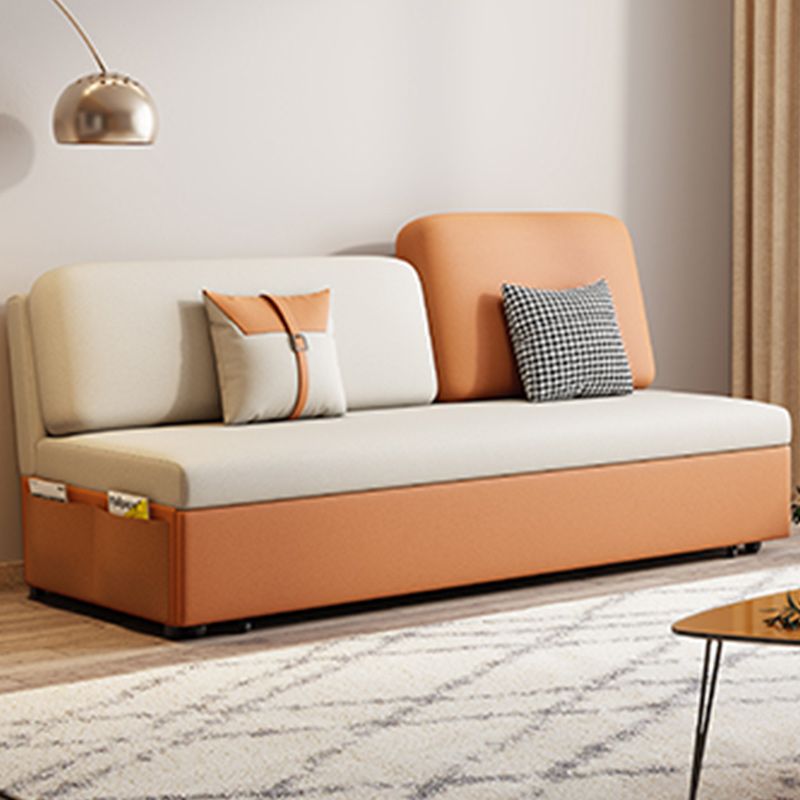 32"W Scandinavian Sofa Bed Pillow Included Cushion Back Sleeper Sofa