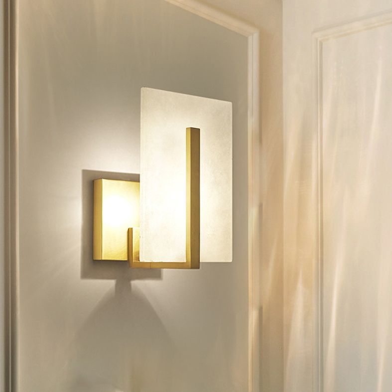 Moderne einfache Wandleuchter 1 Kopf Marmorwand montierte Leuchte für Wohnzimmer