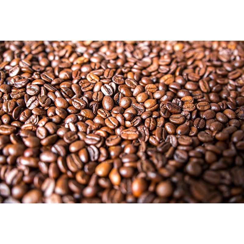 Minimalism Coffee Beans Mural Photography Wall Covering for Coffee Shop