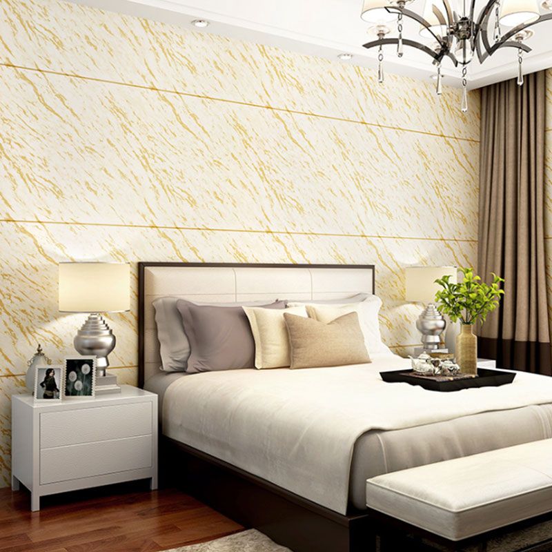 Modern Minimalist Marble Wallpaper Glazed Tile Stain-Resistant Non-Pasted Wall Decor 20.5"W x 31'L