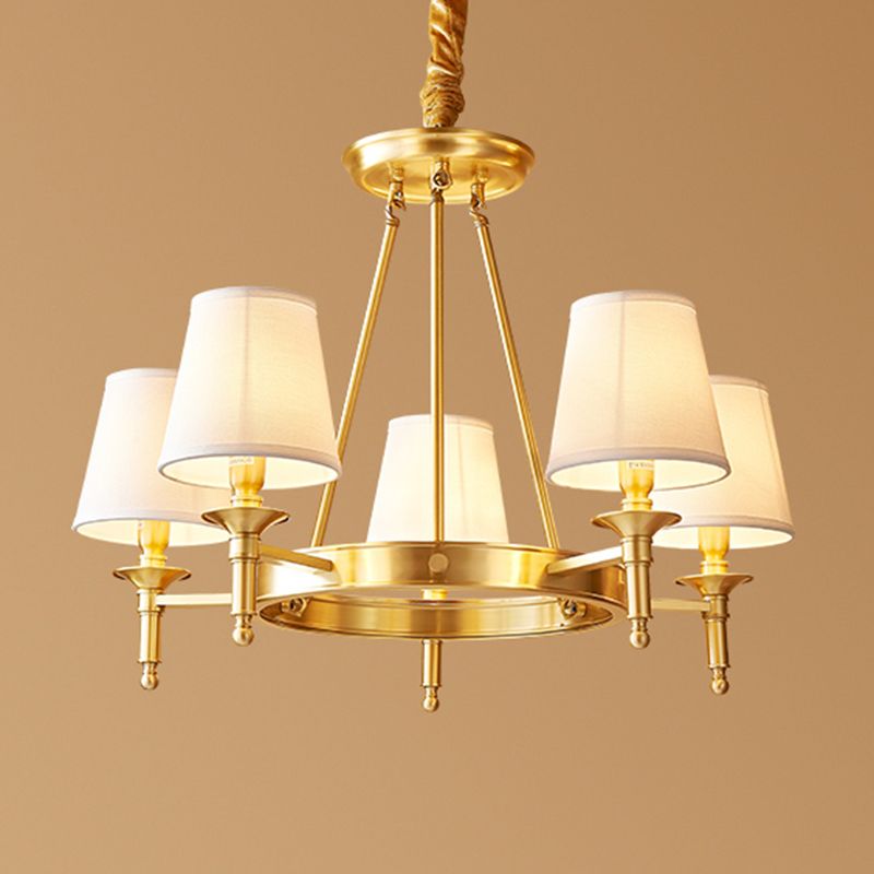 Lampadario a ruota del vagone oro lampada lampada tradizionale in metallo soggiorno a soffitto ciondolo