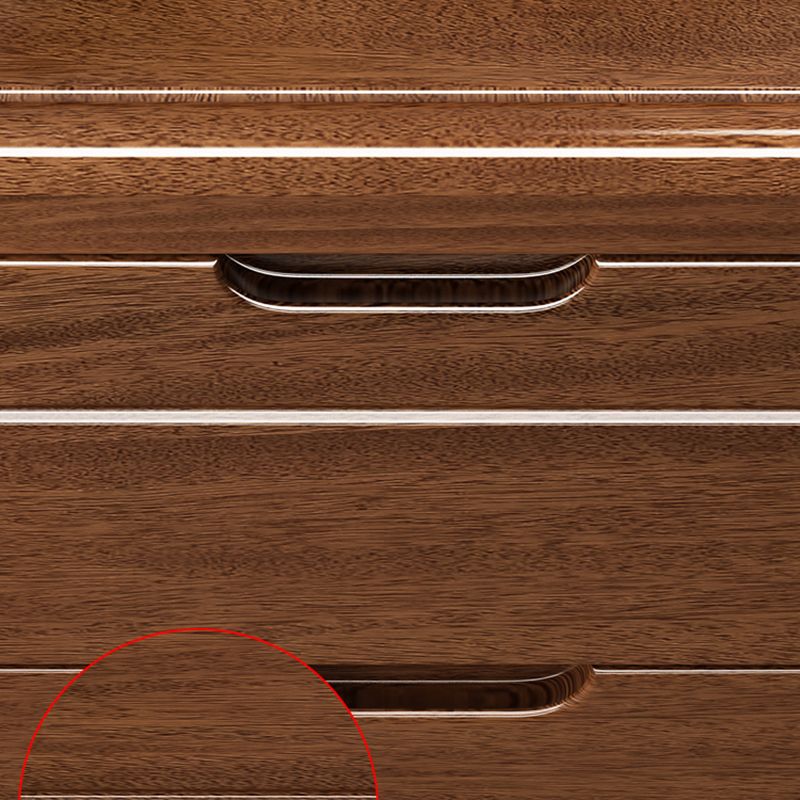 Vertical Chest Bedroom Solid Wood 16" W Storage Chest with Drawers