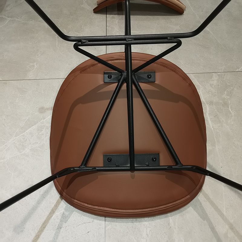 Industrial Upholstered Armless Dining Chairs Indoor Side Chair