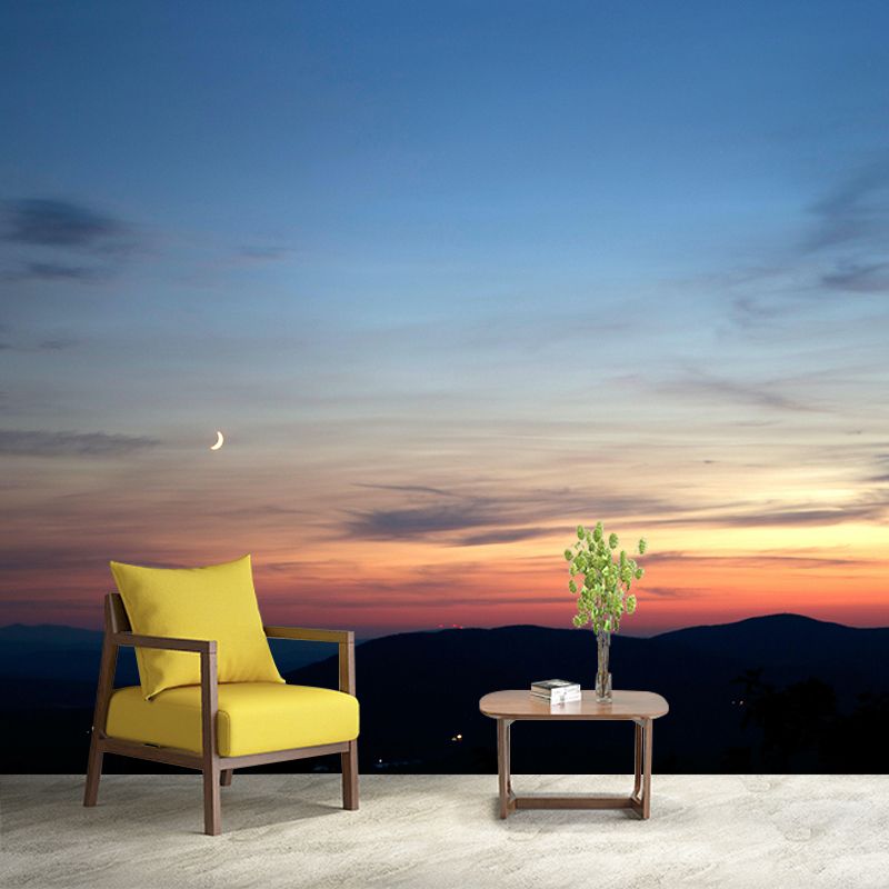 Beautiful Sky Mural Decal Customized Contemporary Wall Covering for Bedroom