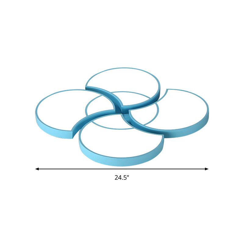 Blossom Mädchen Schlafzimmer Deckenlampe Acryl 4 Köpfe Schöne LED Deckenhalterung Licht