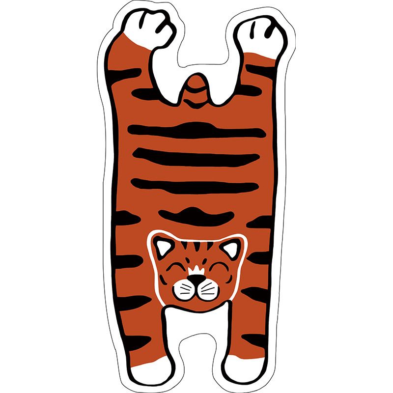 Nieuwheid dierpatroon Tapijten Polyester binnen Tapijt niet-slip achterstappert tapijt voor huizendecoratie