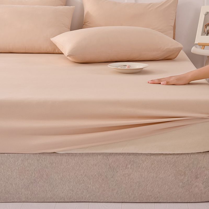 Modern Bed Sheet Set Cotton Solid Standard Basic Pillowcase for Bedroom