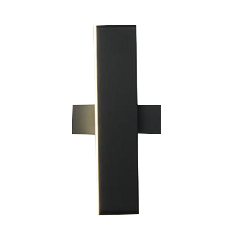 Single Black/White Modern Wall Mounted Sconce LED Wall Light for Living Room