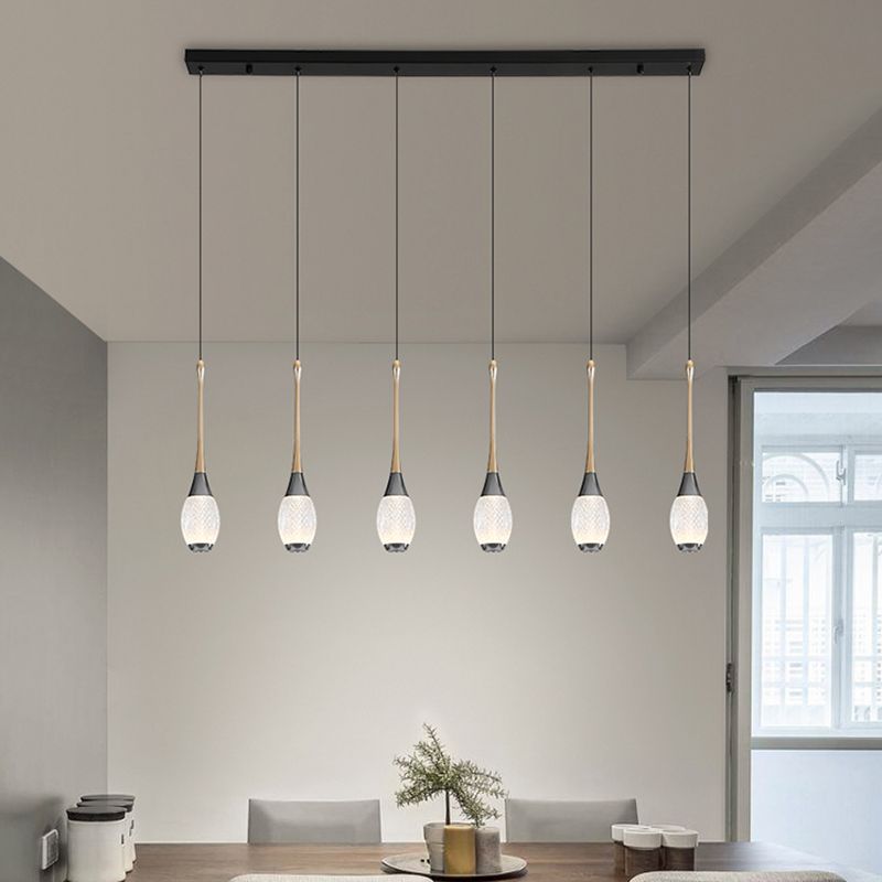 Unique Shape Island Lights Contemporary Style Metal Island Lighting