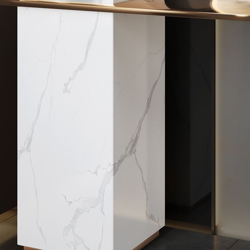 Free Form Contemporary Console Table Metal Console Sofa Table