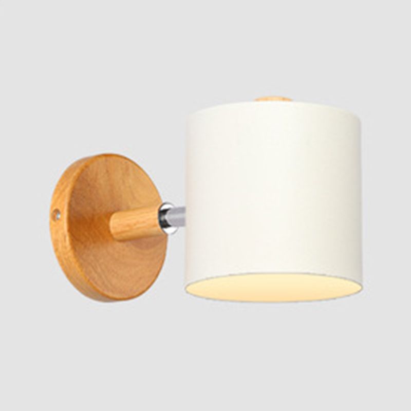 Nordic Style Iron Wall Light Colorful Geometry Shape Wall Lamp for Bedroom