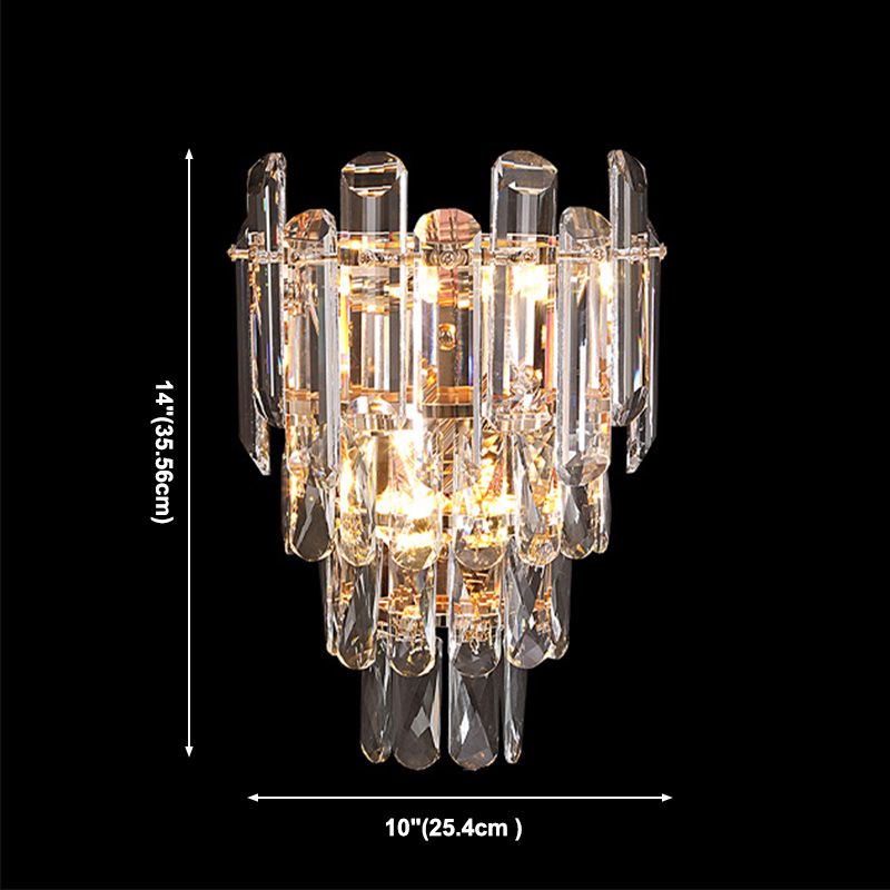 2 luces Luz de montaje de pared Luz de luz Postmoderno Estilo de hierro forjado Luz de pared de pared para sala de estar