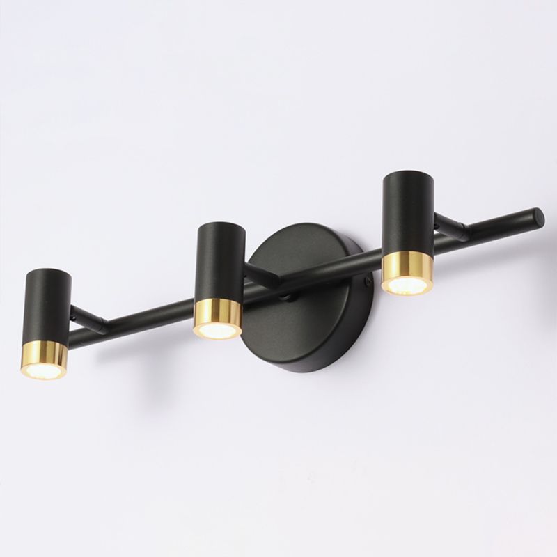 Luci specchietti di vanità cilindri Light Nordic Luxury Style Metal Vanity Lampada