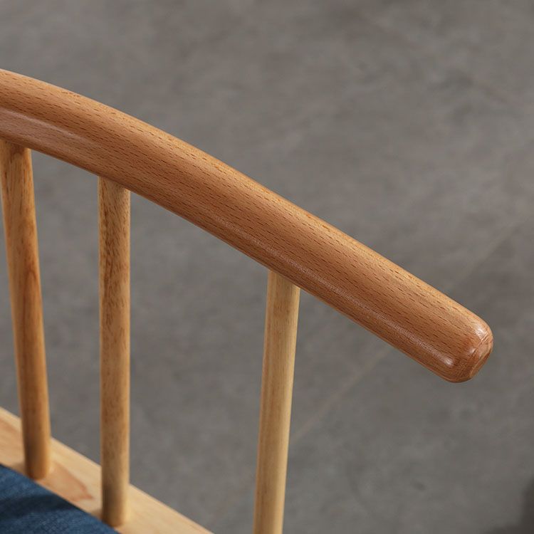 Silla trasera Windsor de estilo moderno, sillones de comedor con patas de madera para cocina
