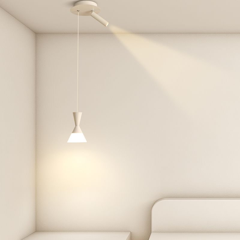 Éclairage nordique de petit pendentif blanc