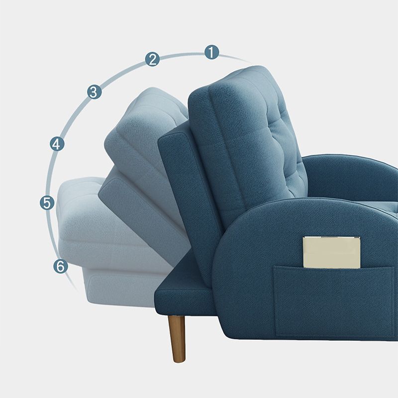 26.37" L x 29.52" W x 37.40" H Accent Armchair with Adjustable Tufted Back