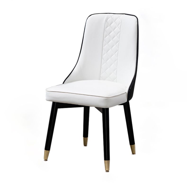 Juego de sillas de comedor de cocina escandinavas Silla Parsons de madera (juego de 2)