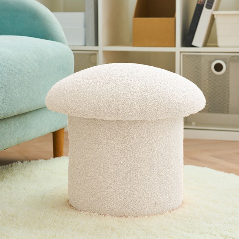 Contemporary Ottoman Tufted Mildew Resistant Mildew Resistant Velvet Specialty Ottoman