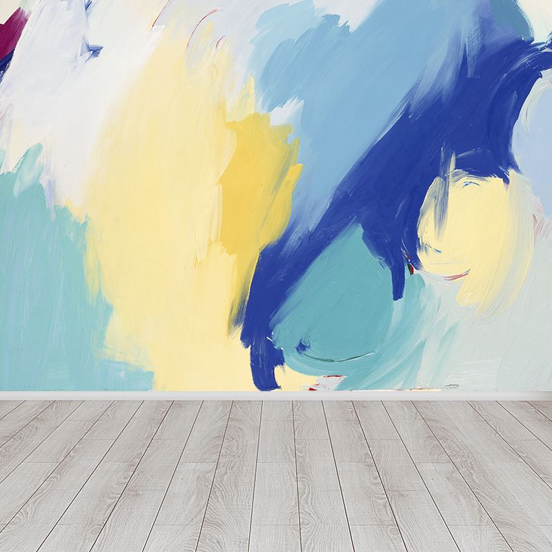 Painting Print Abstract Mural Wallpaper Large Wall Art for Room, Custom Size Available