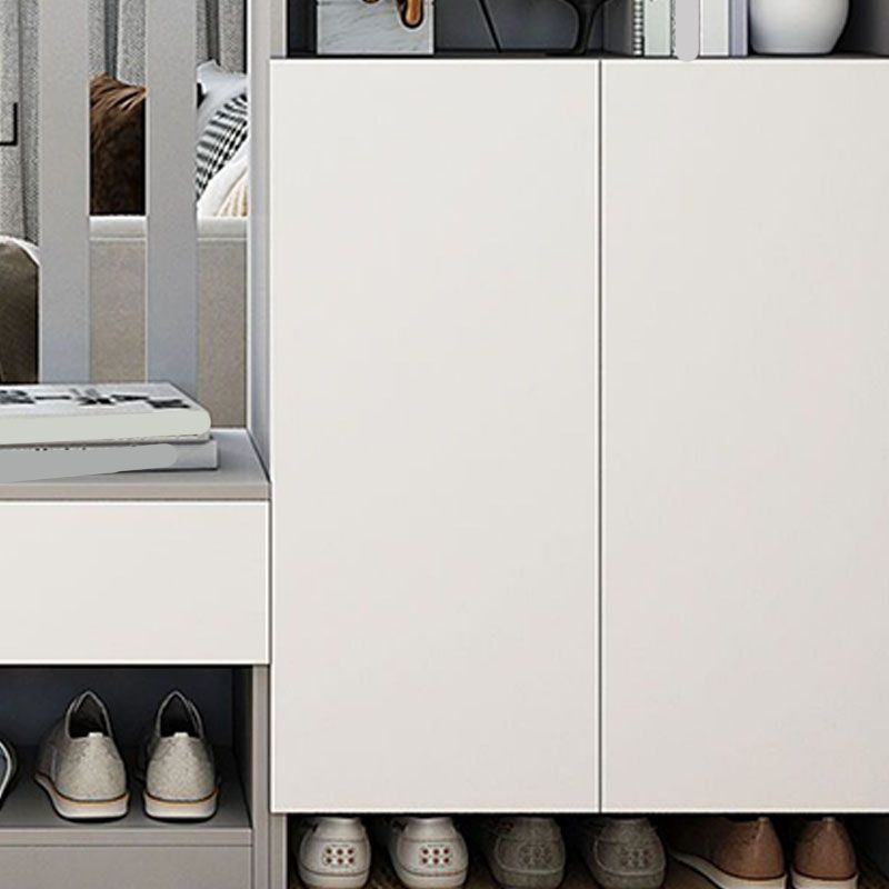 Modern 2-door Wood 78.74" Tall Accent Cabinet with Drawer for Living Room