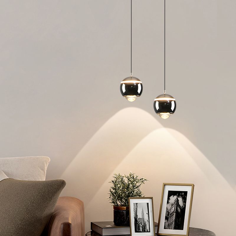Nordic Globe Form Pendellicht Leichtes Aluminium LED Hanging Anhänger für Wohnzimmer