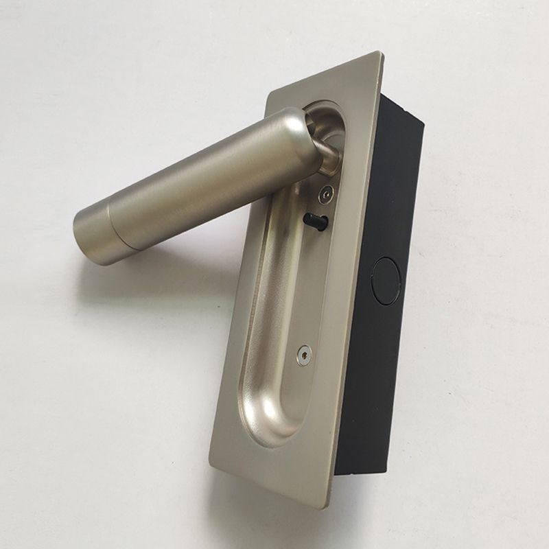 Minimalism Embedded LED Wall Light Modern Style Metal Bedside Reading Lamp for Bedroom